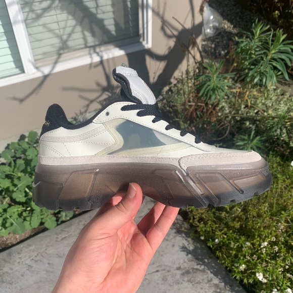 B&W Cardi B x Reebok sneakers. Perfect condition! - Picture 6 of 6